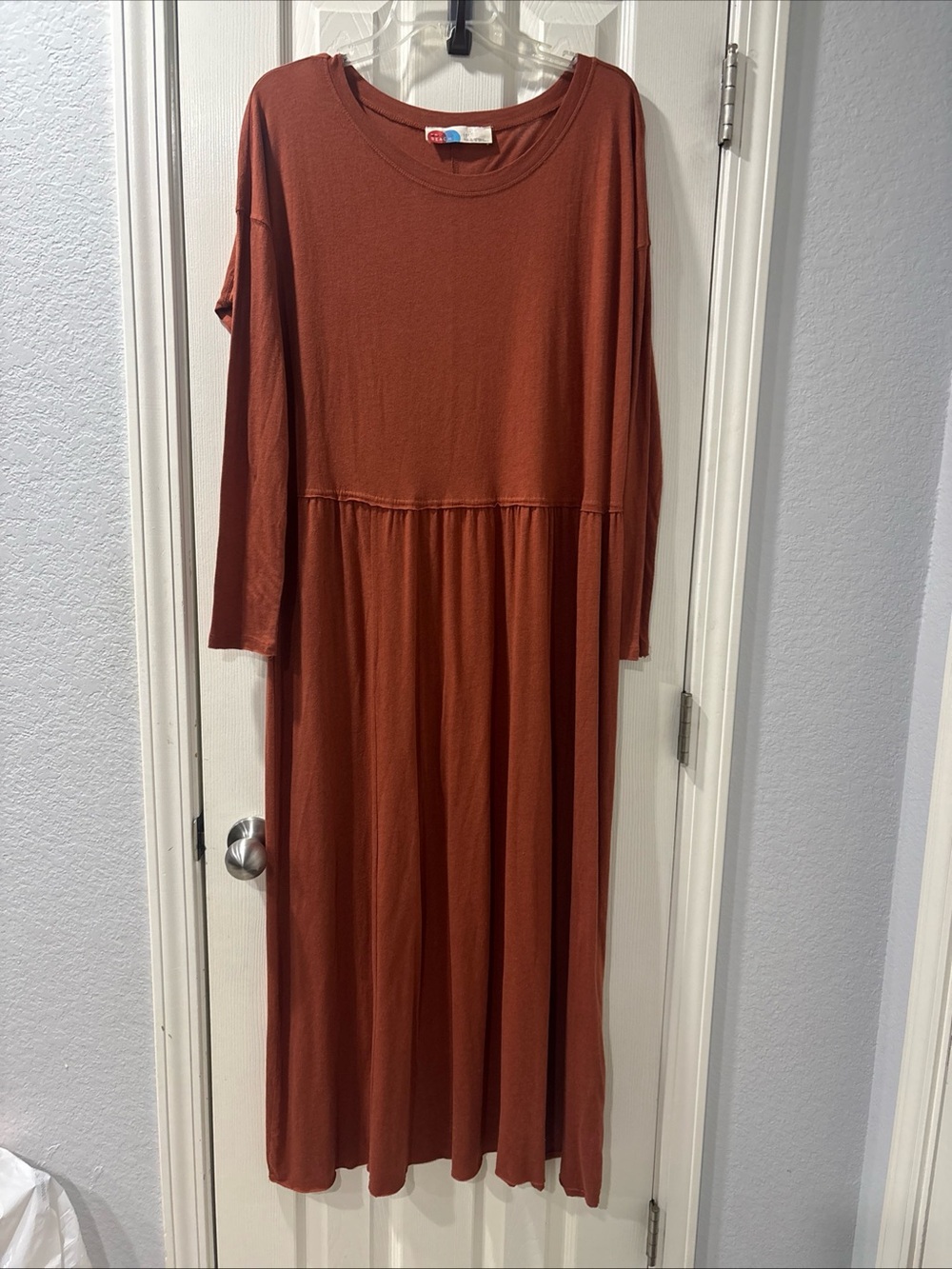 FP Beach Iversized Long Sleeve Maxi Dress size XS lightweight.